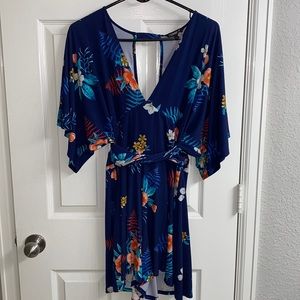 Kimono sleeve romper